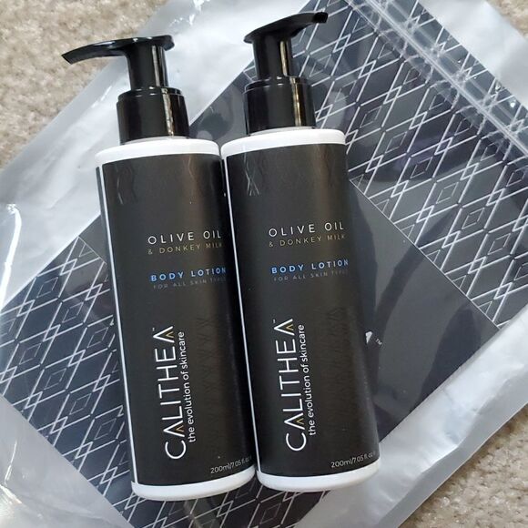 CALITHEA SKINCARE 7 FL. OZ Olive Oil & Donkey Milk Body Lotion 2 Pack - Picture 5 of 9